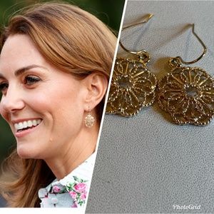 Loft filigree earrings - Kate Middleton style!